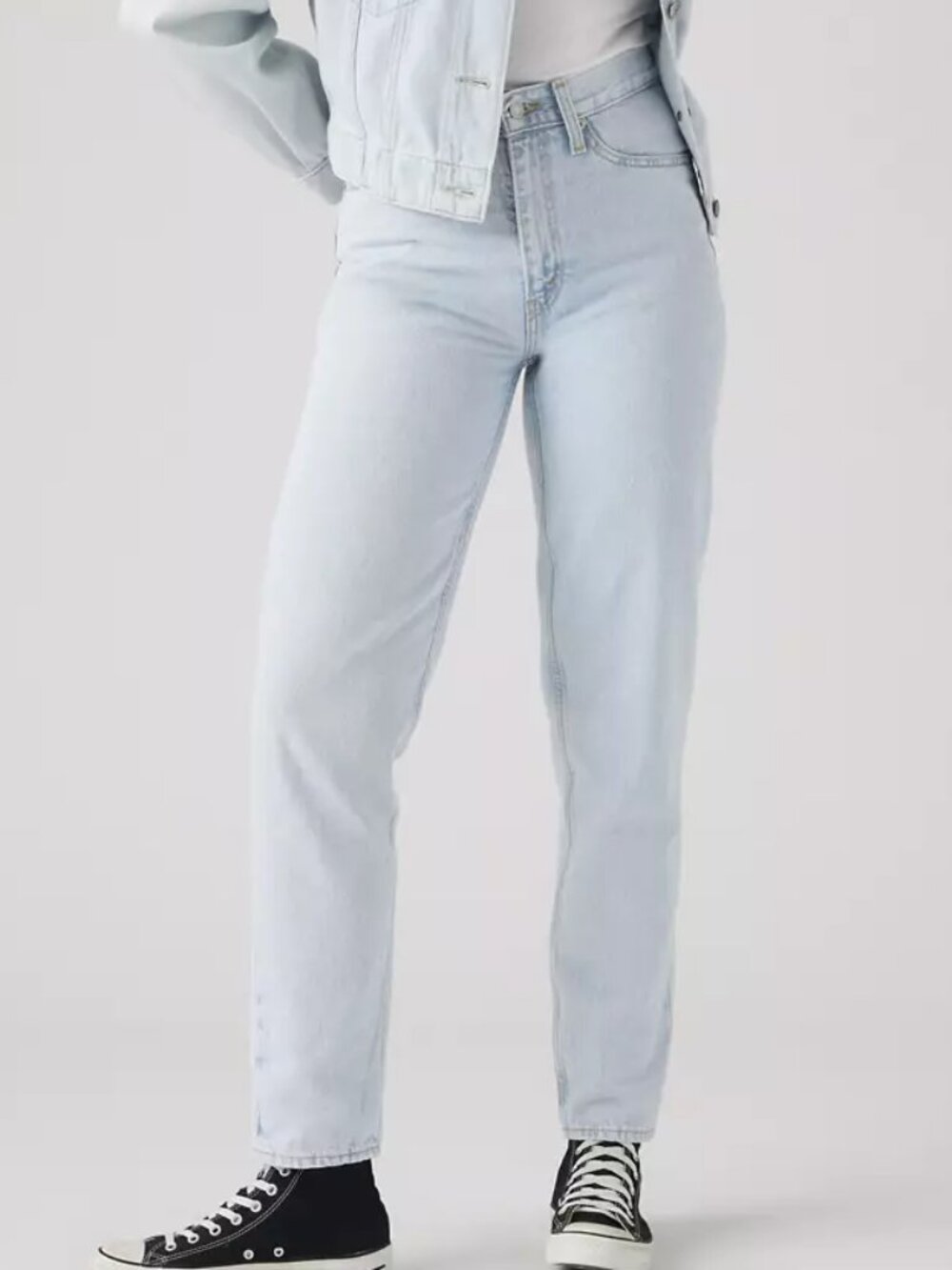 NEW NWT! AUTHENTIC VINTAGE 1980s CHIC JEANS HIGH RISE TAPERED MOM JEAN sz 8